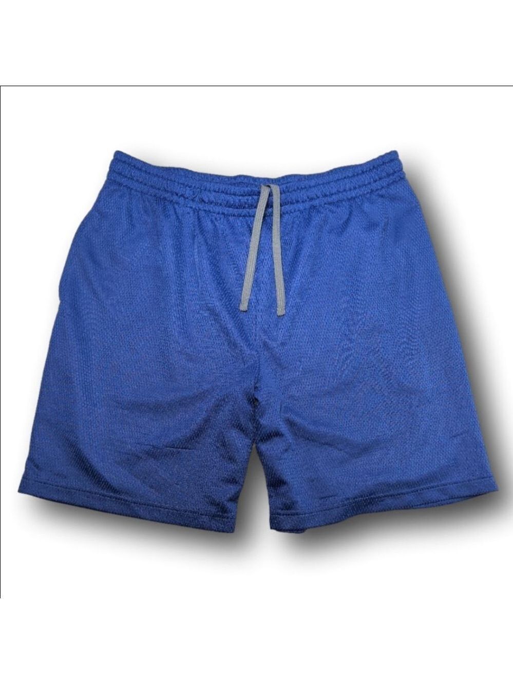 Men's Athletic Works Blue Mesh Athletic Shorts L